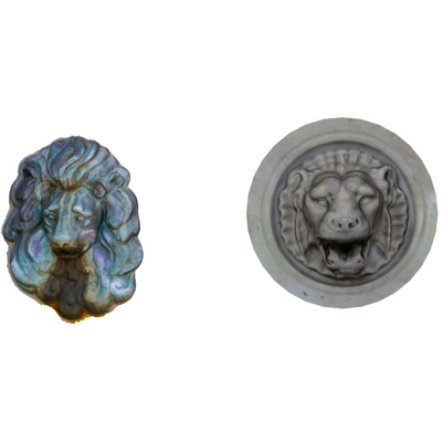 Chinese Lion Head Relief