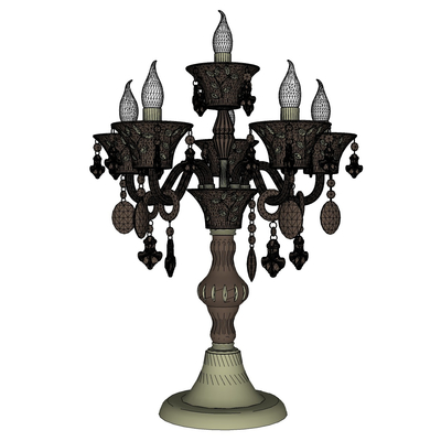 European Candlestick Lamp Free