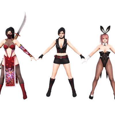 Modern female game characters