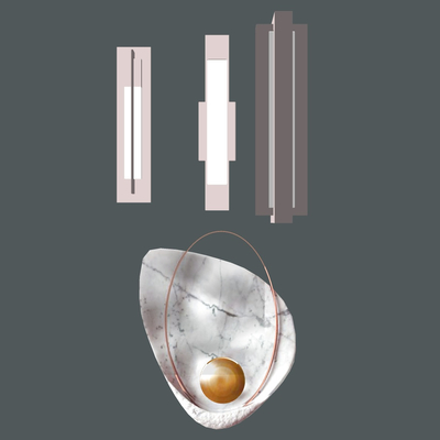 Modern Metal Wall Lamp Free