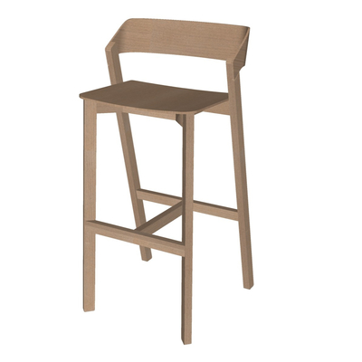 Modern Solid Wood Bar Chair Free