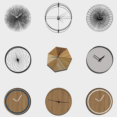 Nordic wall clock