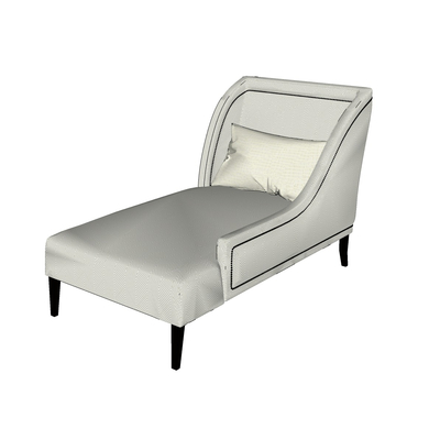 Modern fabric chaise longue free