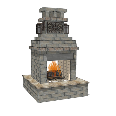 European fireplace free