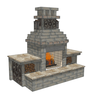 European fireplace free