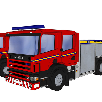 Modern Fire Truck Free