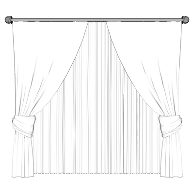 Modern fabric curtains free