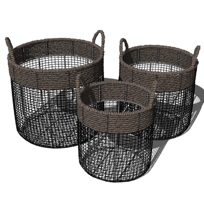 Industrial windbreaker storage basket