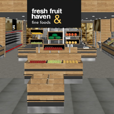 Modern Fresh Supermarket