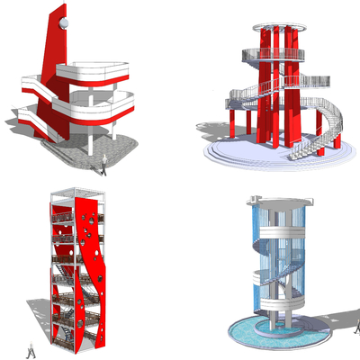 Modern Park Tower Sightseeing Tower