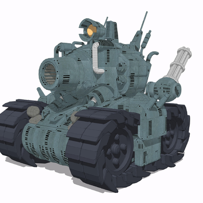 modern alloy warhead tank