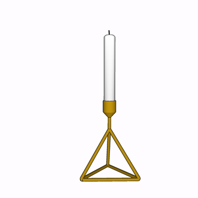 Modern Metal Candlestick Lamp Free