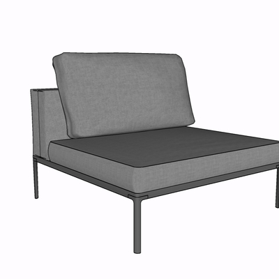 Modern fabric leisure sofa free