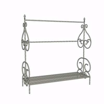 Modern Metal Shoe Rack Free