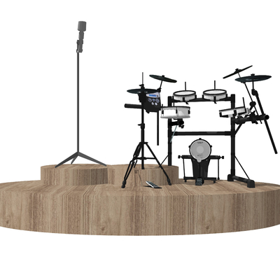 Modern Drum Instrument Singing Station