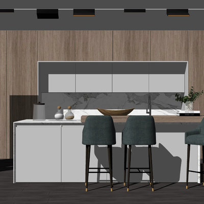 Modern Kitchen Cabinet Bar Chair