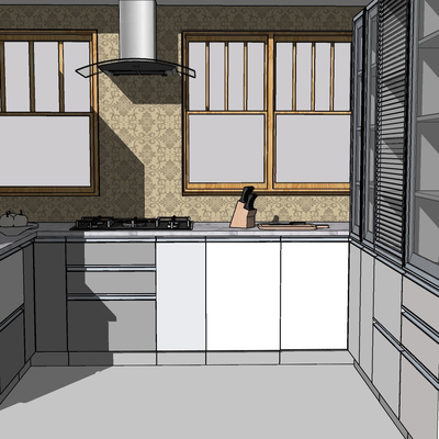 Free modern kitchen