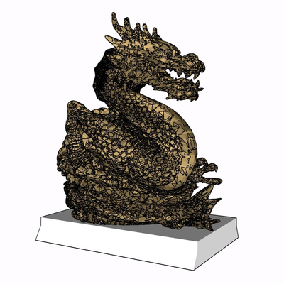 Chinese Golden Dragon Sculpture Free