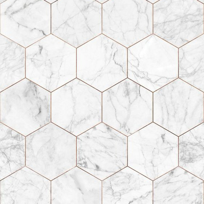 Marble floor tile