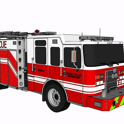 Modern Fire Truck Free