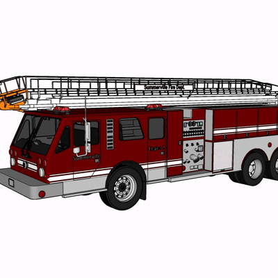 Modern Fire Truck Free