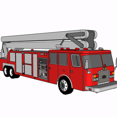 Modern Fire Truck Free