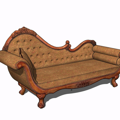 European-style fabric chaise longue free