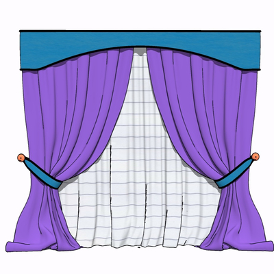 Modern fabric curtains free