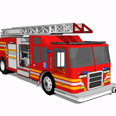 Modern Fire Truck Free