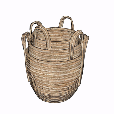 Modern bamboo basket free