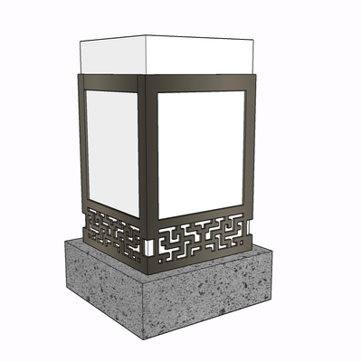 Modern outdoor lamp free