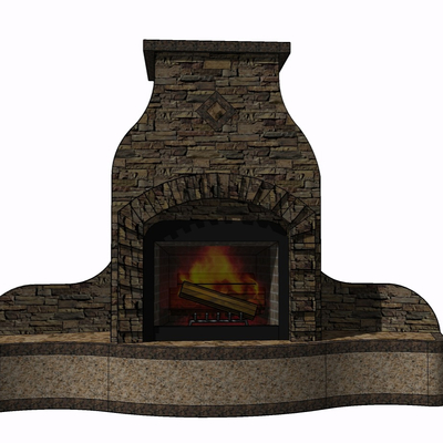 European fireplace free