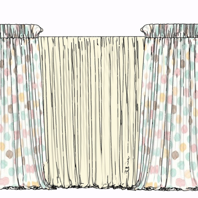 Modern fabric curtains free