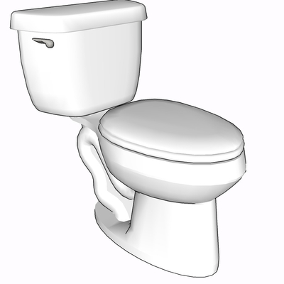 Modern toilet free