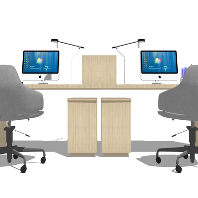 Modern Card Seat Office Desk and Chair