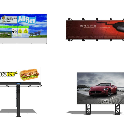 Modern outdoor billboard