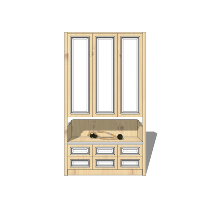 Jane European solid wood lockers free