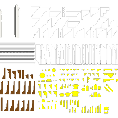 modern plaster line