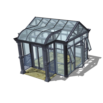 Modern glass sun room free