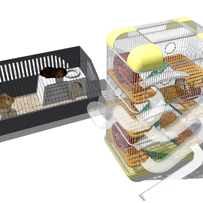 Modern Metal Hamster House Hamster Cage