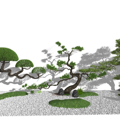 New Chinese Landscape Pine