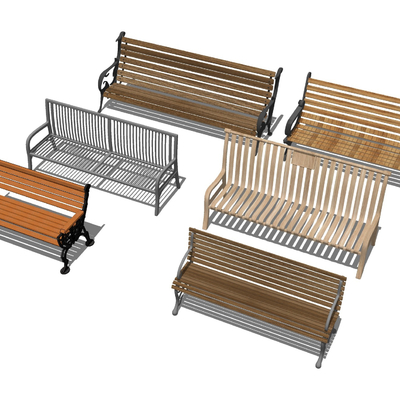 Modern outdoor public chair