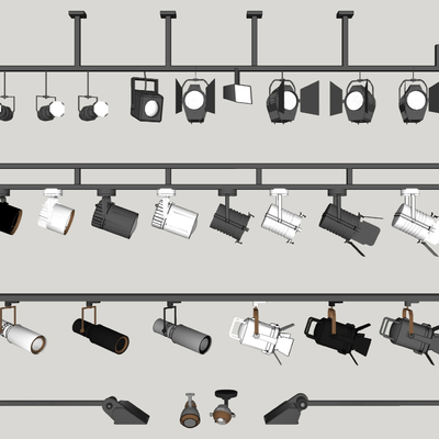 Modern stage lamp combination