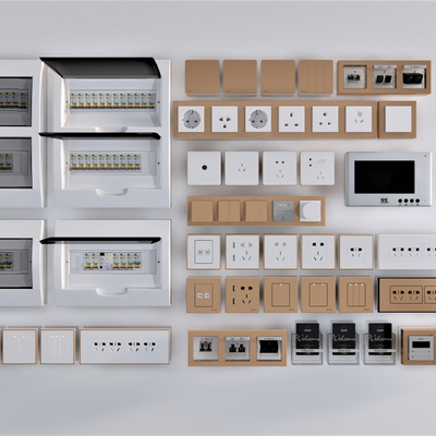 Modern switch socket panel