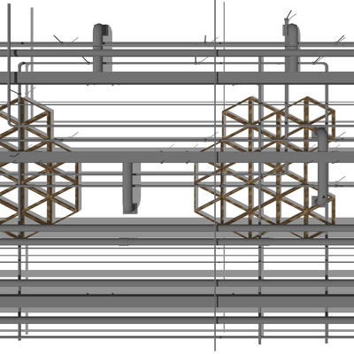 Industrial air line duct ventilation duct