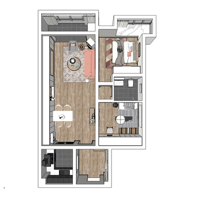 Nordic Small Apartment