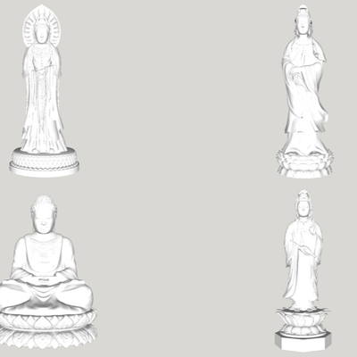 Modern Buddha Statues of Guanyin