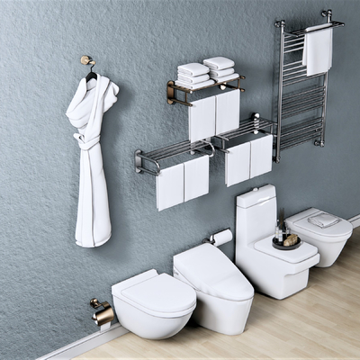 Modern Toilet Towel Rack