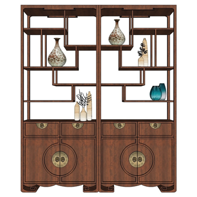 Chinese-style Solid Wood Antique Rack