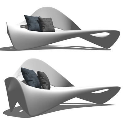 Modern shaped sofa